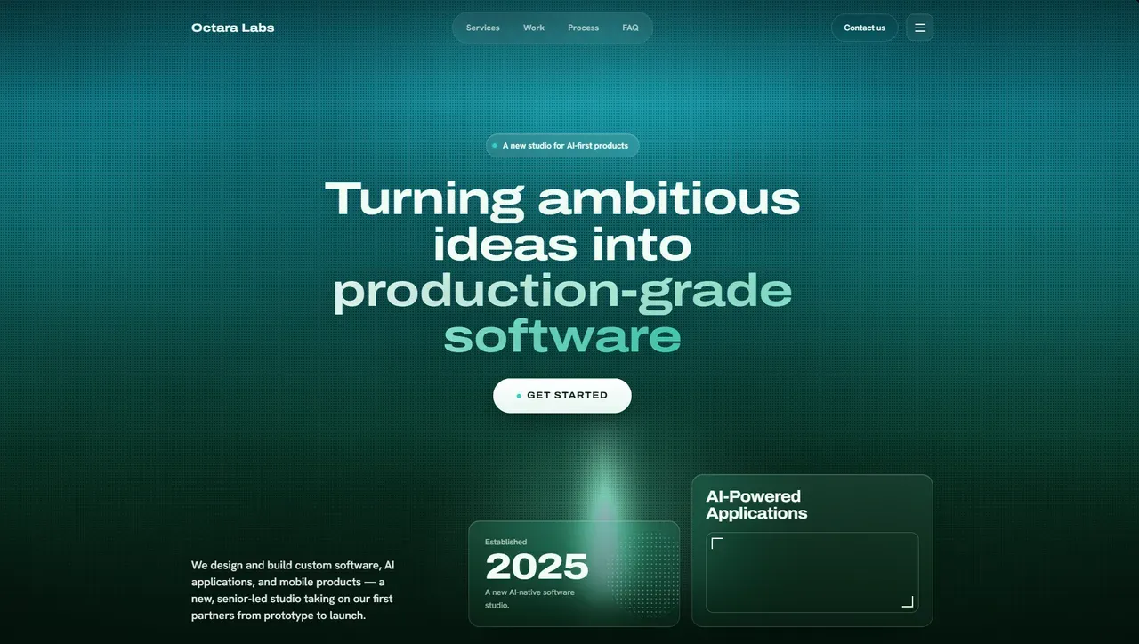 Octara Labs — screenshot